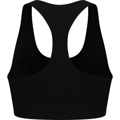 Odlo Women's Ascent Performance Wool Medium Support Sports Bra Black, M Odlo Women's Ascent Performance Wool Medium Support Sports Bra Black, M