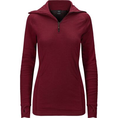 Brynje Arctic Zip Polo W's Chianti, XXL Brynje Arctic Zip Polo W's Chianti, XXL
