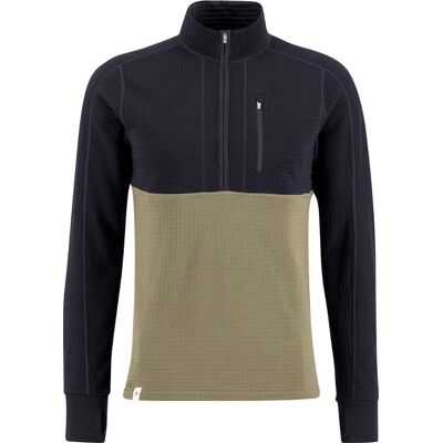 Ulvang Men's Peak Field Half Zip Midlayer Navy Blue/Bungee Grey, L Ulvang Men's Peak Field Half Zip Midlayer Navy Blue/Bungee Grey, L