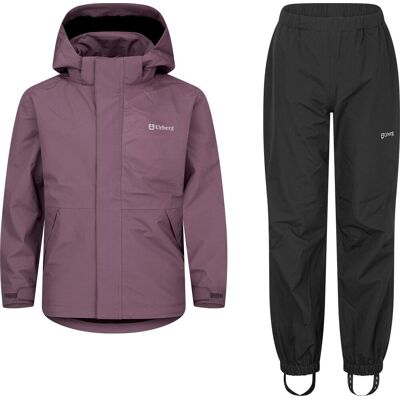 Urberg Juniors' 2L Rain Set Arctic Dusk/black Beauty, 146/152 Urberg Juniors' 2L Rain Set Arctic Dusk/black Beauty, 146/152
