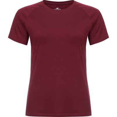 Gridarmor Women's Thin Merino Tee Tawny Port, XL Gridarmor Women's Thin Merino Tee Tawny Port, XL