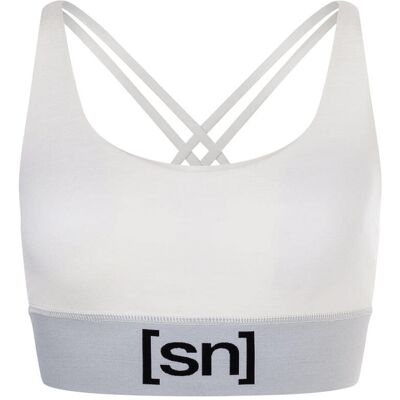 Super Natural Kvinders Hvid Sport Top - Slim Fit Super Natural Kvinders Hvid Sport Top - Slim Fit