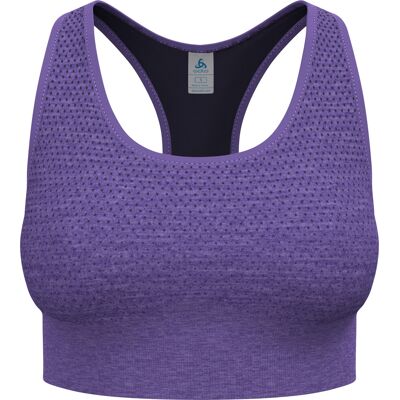 Odlo Women's Seamless Medium - Padded Sport Bra Afterparty Melange, XL Odlo Women's Seamless Medium - Padded Sport Bra Afterparty Melange, XL