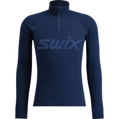Swix Men's RaceX Merino Half Zip Dark Navy, S Swix Men's RaceX Merino Half Zip Dark Navy, S