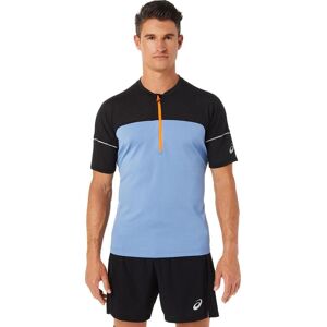 Asics Men's Fujitrail Top BLUE HARMONY/PERFORMANCE BLACK M, BLUE HARMONY/PERFORMANCE BLACK