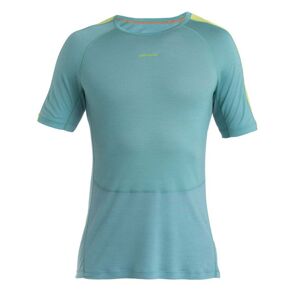 Icebreaker Men's 125 Zoneknit™ Short Sleeve Crewe Cloud Ray/Hyper/Cb L, Cloud Ray/Hyper/Cb