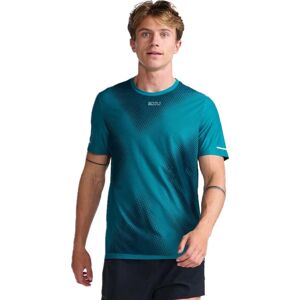 2XU Men's Light Speed Tee JADE X/GLACIER REFLECTIVE M, JADE X/GLACIER REFLECTIVE