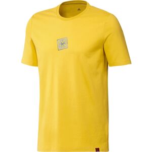 Adidas Men's 5.10 Heritage Logo Tee Hazy Yellow XS, Hazy Yellow