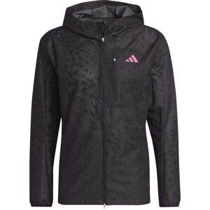 Adidas Men's Adizero Engineered Membrane Jacket Black/Lucfuc S, Black/Lucfuc