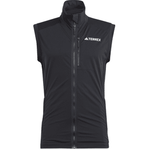 Adidas Men's Terrex Xperior Cross-Country Ski Soft Shell Vest Black M, Black