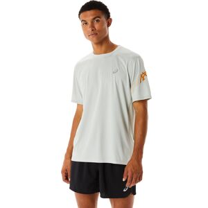 Asics Men's Icon Short Sleeve Top Light Sage/Sandstorm XS, Light Sage/Sandstorm