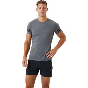 Björn Borg Men's Borg Tee Dark Grey Melange S, Dark Grey Melange