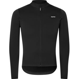 Gripgrab Men's Gravelin Merinotech Thermal Long Sleeve Jersey Black M, Black