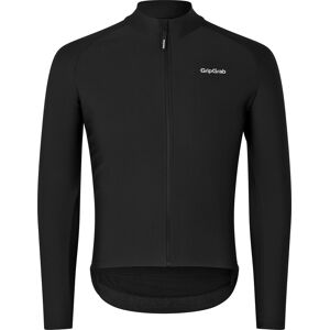 Gripgrab Men's ThermaPace Thermal Long Sleeve Jersey Black M, Black