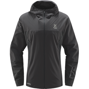 Haglöfs Men's L.I.M Alpha Hood Magnetite XXL, Magnetite