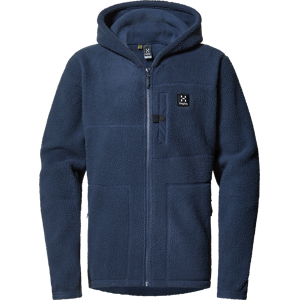 Haglöfs Men's Malung Pile Hood Tarn Blue L, Tarn Blue