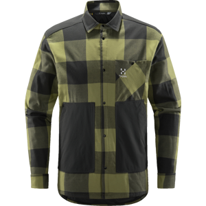 Haglöfs Men's Insulated Timmer Shirt Thyme Green/Magnetite L, Thyme Green/Magnetite