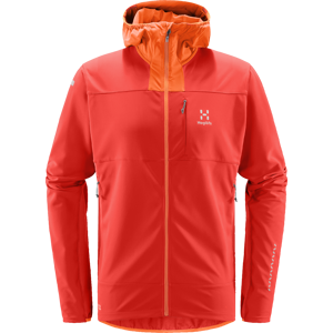 Haglöfs Men's L.I.M Hybrid Softshell Jacket Habanero/Flame Orange S, Habanero/Flame Orange