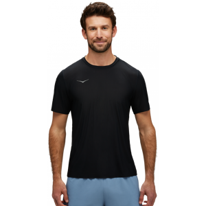 Hoka Men's Airolite Run Short Sleeve Black L, Black