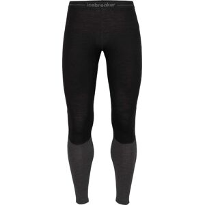 Icebreaker Men's Zoneknit 200 Leggings BLACK/JET HTHR/CB S, BLACK/JET HTHR/CB