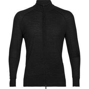 Icebreaker Men's Zoneknit Long Sleeve Zip BLACK XXL, BLACK