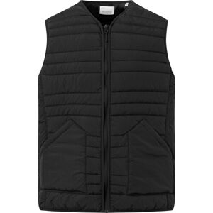 Knowledge Cotton Apparel Men's Go Anywear™ Quilted Padded Zip Vest Black Jet XL, Black Jet