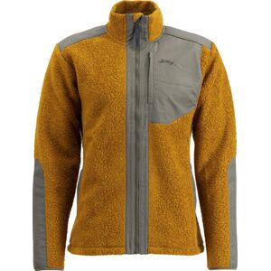 Lundhags Men's Saruk Wool Pile Mid Full Zip Dark Gold L, Dark Gold