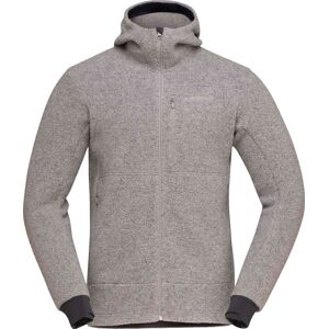 Norrøna Men's  Warmwool3 Hood Drizzle S, Drizzle