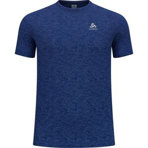 Odlo Men's T-shirt Crew Neck S/S Essential Seamless Limoges Melange L, Limoges Melange