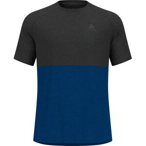 Odlo Men's T-shirt Crew Neck S/S Ride 365 Lack Melange - Limoges Melange L, Lack Melange - Limoges Melange