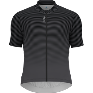 Odlo Men's The Zeroweight Chill-Tec Jersey Black -  Graphite Grey M, Black -  Graphite Grey