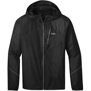 Outdoor Research Men's Helium Rain Jacket Black XL, Black