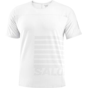 Salomon Men's Sense Aero Graphic Tee White S, White