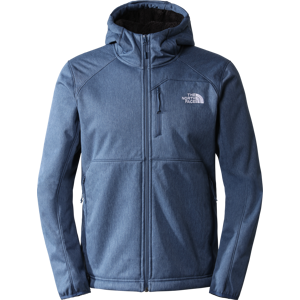 The North Face Men's Quest Hooded Softshell Jacket Shady Blue Dark Heather S, Shady Blue Dark Heather