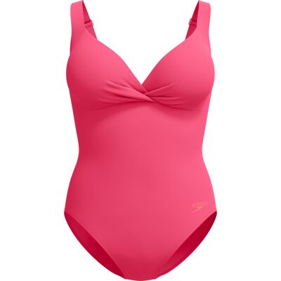 Speedo Womens Shaping Cross Knot 1 Piece Dark Pink, 36EU Speedo Womens Shaping Cross Knot 1 Piece Dark Pink, 36EU