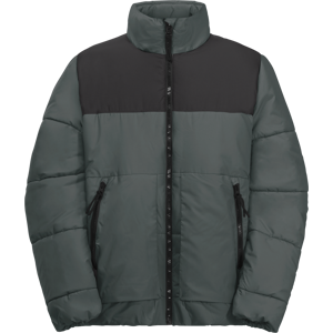 Jack Wolfskin Teens' Insulated Jacket Slate Green 140, Slate Green