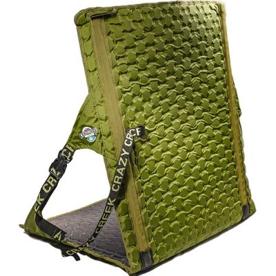 Crazy Creek Hex 2.0 Longback Chair Olive / Slate Grey, OneSize Crazy Creek Hex 2.0 Longback Chair Olive / Slate Grey, OneSize