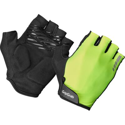Gripgrab Ride Padded Short Finger Summer Gloves Yellow Hi-vis, XXL Gripgrab Ride Padded Short Finger Summer Gloves Yellow Hi-vis, XXL