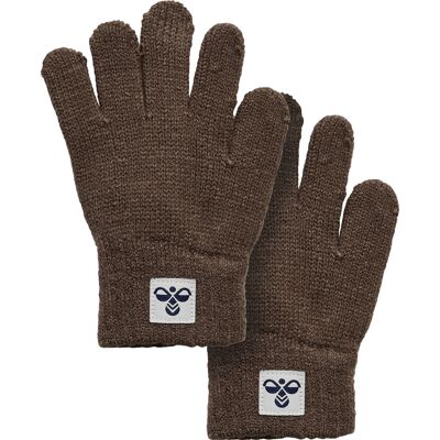 Hummel Hmljr Knit Gloves 2-Pack Peppercorn, 4/8 Hummel Hmljr Knit Gloves 2-Pack Peppercorn, 4/8
