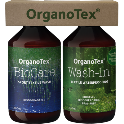 OrganoTex GarmentCare Kit BioCare and Wash-In Nocolour, 300 ml OrganoTex GarmentCare Kit BioCare and Wash-In Nocolour, 300 ml