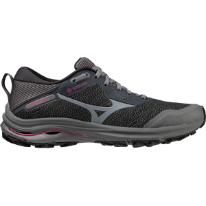 Mizuno Women's Wave Rider Gore-Tex Iron Gate/Nimbus Cloud/Fuchsia Fedora 38.5, Iron Gate/Nimbus Cloud/Fuchsia Fedora