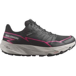 Salomon Women's Thundercross GORE-TEX Black/Black/Pink Glo 42 2/3, Black/Black/Pink Glo