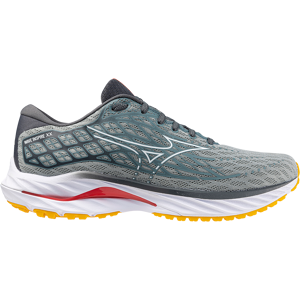 Mizuno Men's Wave Inspire 20 Abyss/White/Citrus 42.5, Abyss/White/Citrus