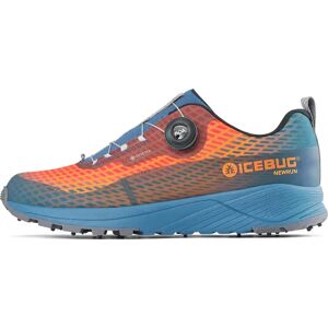 Icebug Men's Newrun Bugrip Gore-Tex Mist Blue/Fire Orange 40.5, Mist Blue/Fire Orange