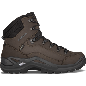 LOWA Men's Renegade Gore-Tex Mid Dark Brown/Black 41, Dark Brown/Black