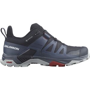 Salomon Men's X Ultra 4 GORE-TEX Carbon/Bering Sea/Pearl Blue 41 1/3, Carbon/Bering Sea/Pearl Blue