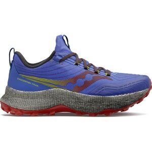 Saucony Men's Endorphin Trail Blue Raz/Spice 43, Blue Raz/Spice