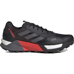 Adidas Men's Terrex Agravic Ultra Trail Running Shoes 45 1/3, Cblack/Grefiv/Solred