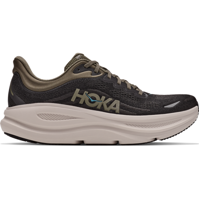 Hoka Men's Bondi 9 Black/River Rock Grey, 47 ⅓ Hoka Men's Bondi 9 Black/River Rock Grey, 47 ⅓
