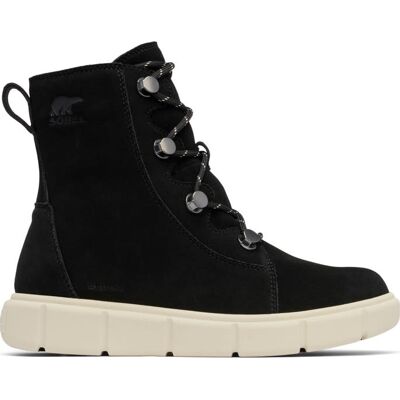 Sorel Women's Explorer III Joan Wp Black/Chalk, 40 Sorel Women's Explorer III Joan Wp Black/Chalk, 40